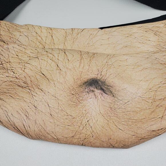 Fanny Pack Bag Hairy Belly Button Fat Stomach Zip Pocket Adjustable Buckle Waist - Picture 2 of 7